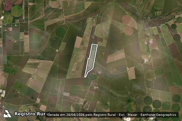 Imagem de satélite de FAZENDA RECANTO FELIZ em BARREIRAS - BA