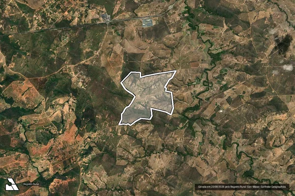 Imagem de satélite de FAZENDA IPOEIRA / SAO BENTO em MONTES CLAROS - MG