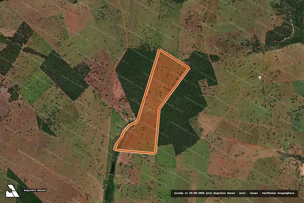 Imagem de satélite de FAZENDA NOSSA SENHORA APARECIDA em LAGOA SANTA - GO