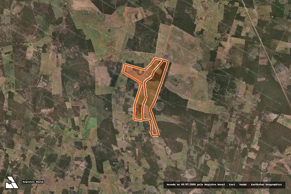 Imagem de satélite de FAZENDA AGRESTE em RIACHO DE SANTANA - BA