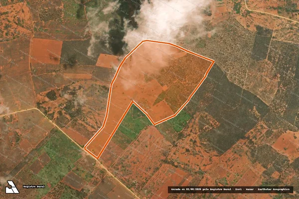 Imagem de satélite de FAZENDA BOA SORTE em UMBURANAS - BA