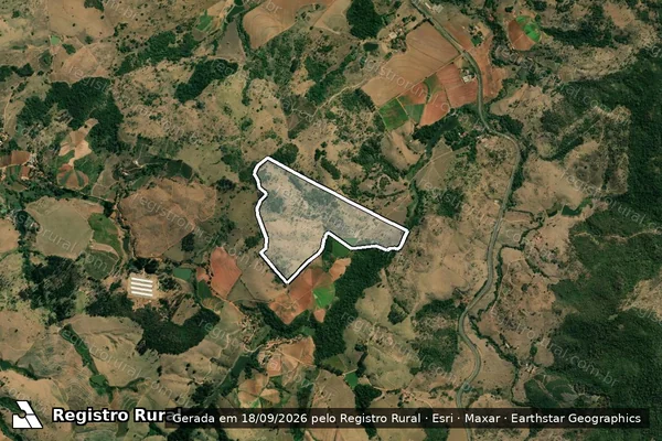 Imagem de satélite de FAZENDINHA VL em SÃO JOSÉ DO RIO PARDO - SP