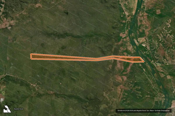 Imagem de satélite de ALMECEGAS II em PARNARAMA - MA