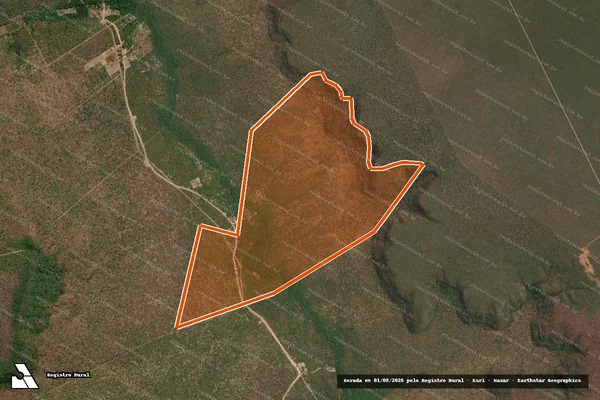 Imagem de satélite de FAZENDA SANTA BARBARA I-(A) E I(B) em URUÇUÍ - PI