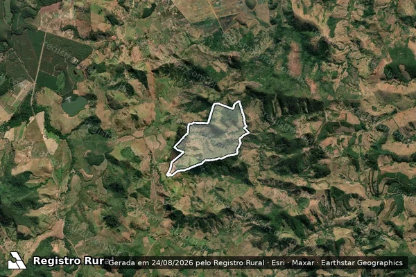 Imagem de satélite de Fazenda Bela Vista em PINGO-D'ÁGUA - MG
