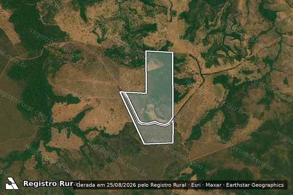 Imagem de satélite de Sitio Bela Vista em CHAPADA DOS GUIMARÃES - MT