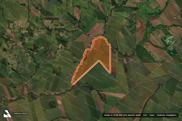 Imagem de satélite de FAZENDA IVATUBA em IVATUBA - PR
