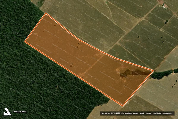 Imagem de satélite de FAZENDA CASTANHEIRA 2 em NOVA BRASILÂNDIA D'OESTE - RO