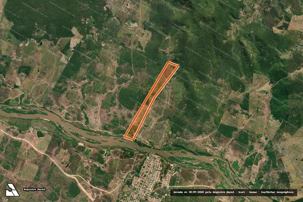 Imagem de satélite de Fazenda Lindoia em JACINTO - MG