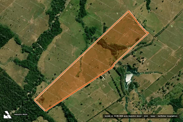 Imagem de satélite de FAZENDA PARAISO em OURO PRETO DO OESTE - RO