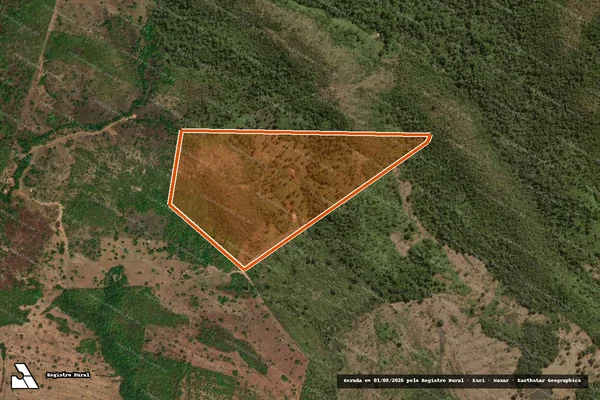 Imagem de satélite de FAZENDA BOM JARDIM em MONTE DO CARMO - TO