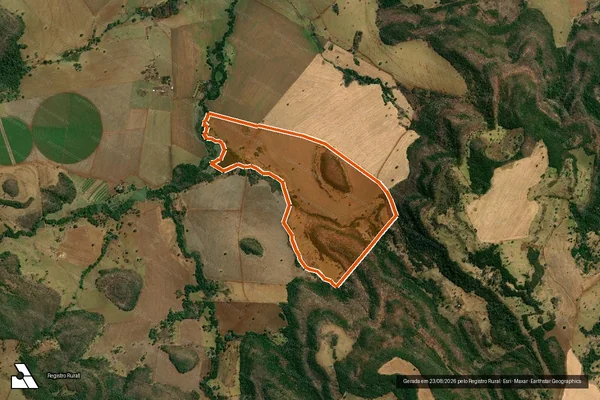 Imagem de satélite de ESTANCIA LEANCELLYS III em JOVIÂNIA - GO
