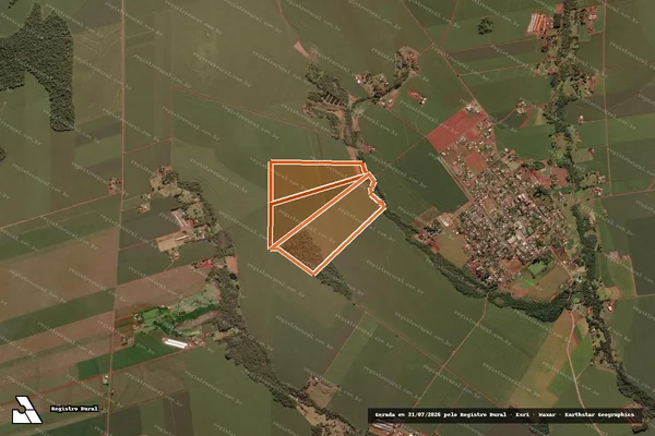 Imagem de satélite de LOTES RURAIS 20 E 21 em SÃO MIGUEL DO IGUAÇU - PR