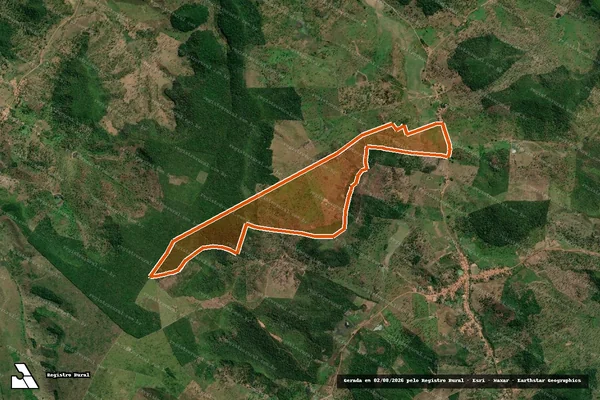 Imagem de satélite de FAZENDA MARIA HELENA em ESPERANTINÓPOLIS - MA