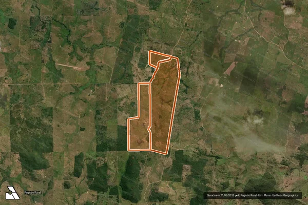 Imagem de satélite de Fazenda Planalto em XINGUARA - PA