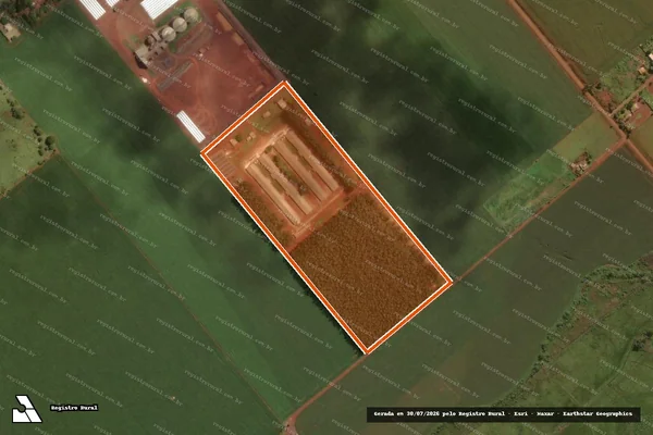 Imagem de satélite de GRANJA SORRISO em DOURADOS - MS