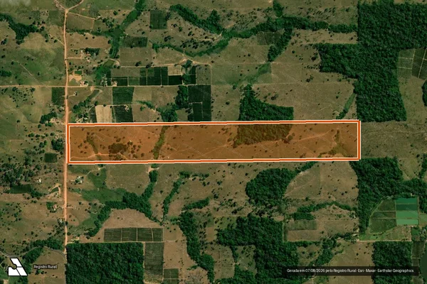 Imagem de satélite de SITIO DAS PALMEIRAS em NOVA BRASILÂNDIA D'OESTE - RO