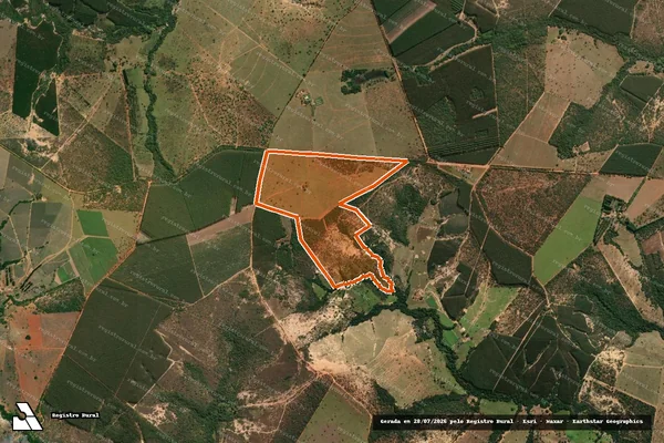 Imagem de satélite de Faz Bom Sucesso Barra Para G02 GII em ABAETÉ - MG