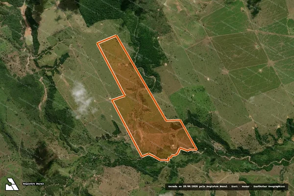 Imagem de satélite de Fazenda Saudade Mineira em SÃO FRANCISCO DO BREJÃO - MA