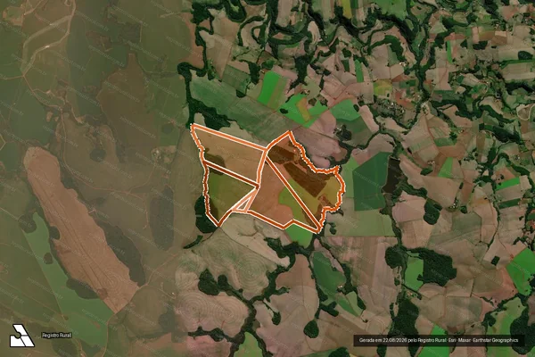 Imagem de satélite de Granja Sao Miguel em CHAPADA - RS