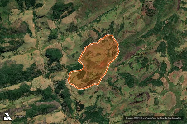 Imagem de satélite de FAZENDA PRIMAVERA em COROACI - MG