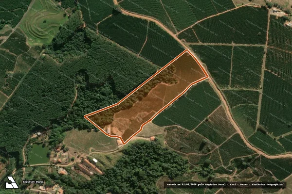 Imagem de satélite de Gleba F em ESPÍRITO SANTO DO PINHAL - SP