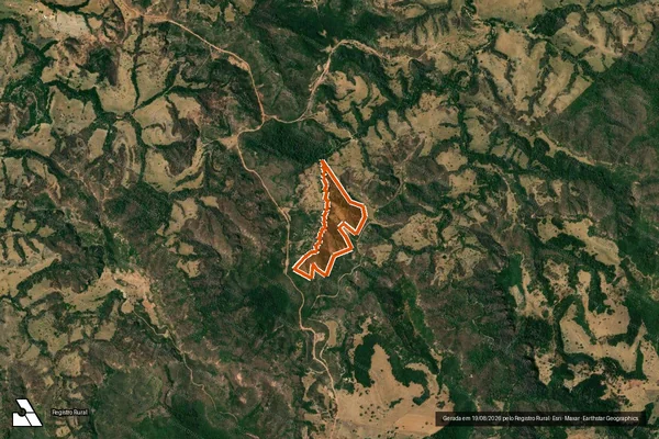 Imagem de satélite de FAZENDA MATA em PRESIDENTE OLEGÁRIO - MG