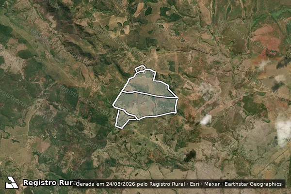 Imagem de satélite de Fazenda Neolinda em NOVA ITARANA - BA