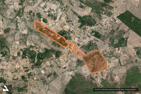 Imagem de satélite de SANTA AMELIA em MARAVILHA - AL