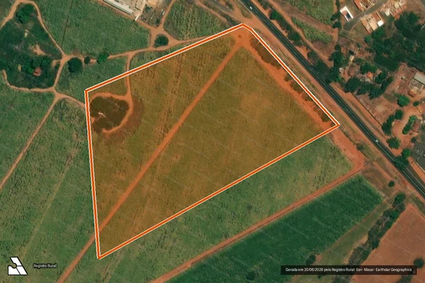 Imagem de satélite de SITIO W3 em BORBOREMA - SP
