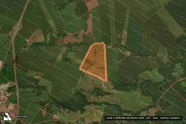 Imagem de satélite de Quinhao H em PEABIRU - PR