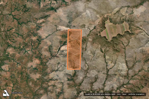 Imagem de satélite de FAZENDA TRES IRMAS em LIZARDA - TO