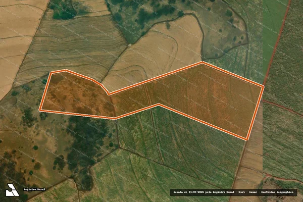 Imagem de satélite de Fazenda Barrinha Gleba G em Cravinhos - SP