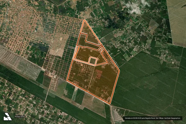 Imagem de satélite de FAZENDA SOL NASCENTE II em BARRA DO CORDA - MA
