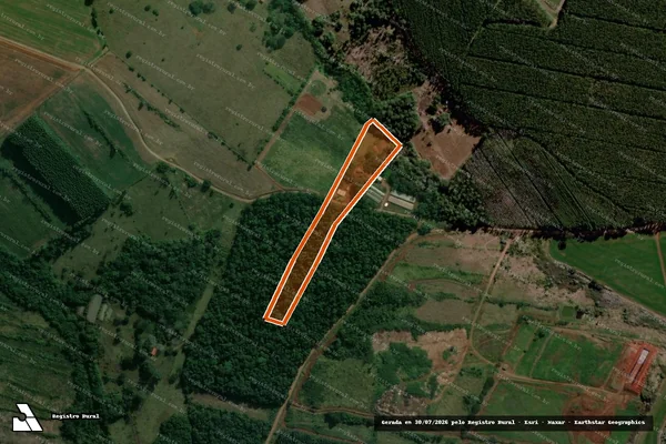 Imagem de satélite de Sítio Emanoel em CURIÚVA - PR