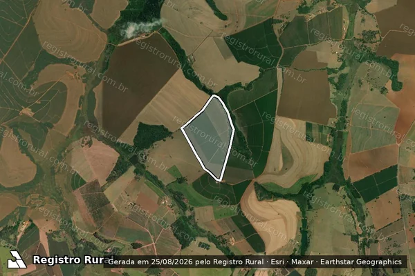 Imagem de satélite de RENASCER II em ALFENAS - MG