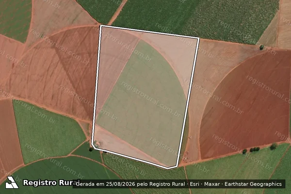 Imagem de satélite de Fazenda Santa Rita 3 em JABOTICABAL - SP
