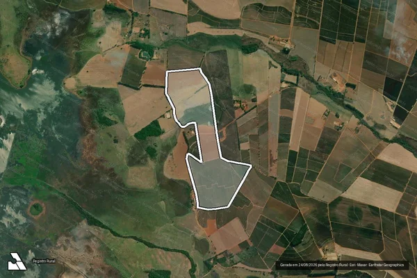 Imagem de satélite de Fazenda Santa Rosa em BOA ESPERANÇA - MG