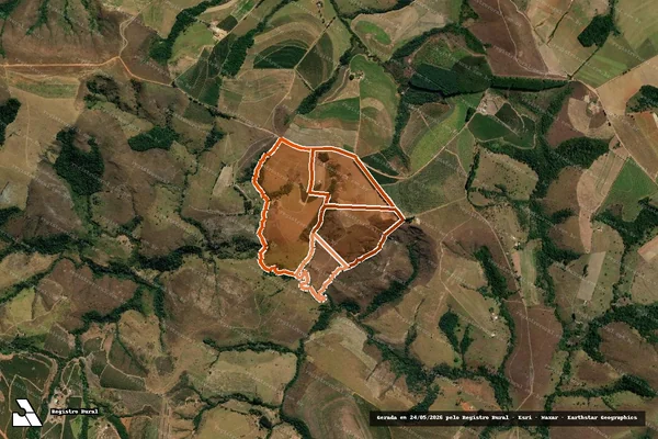 Imagem de satélite de Fazenda Campo Alegre em SÃO ROQUE DE MINAS - MG