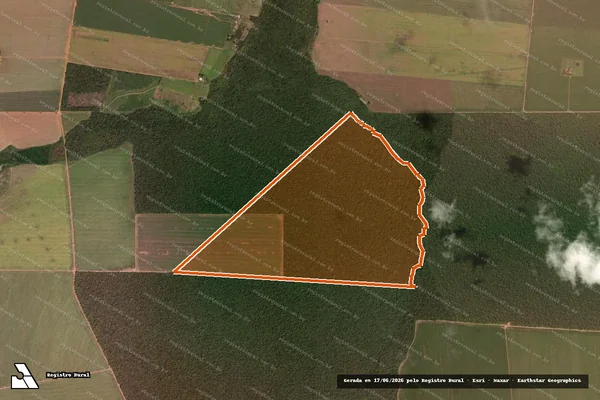 Imagem de satélite de Fazenda Pingo Dágua em QUERÊNCIA - MT