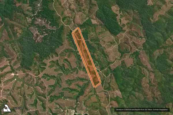Imagem de satélite de FAZENDA SANTO EXPEDITO II em RONDON DO PARÁ - PA
