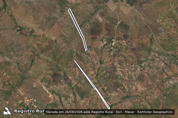 Imagem de satélite de FAZENDA MALHADA em SEBASTIÃO LEAL - PI