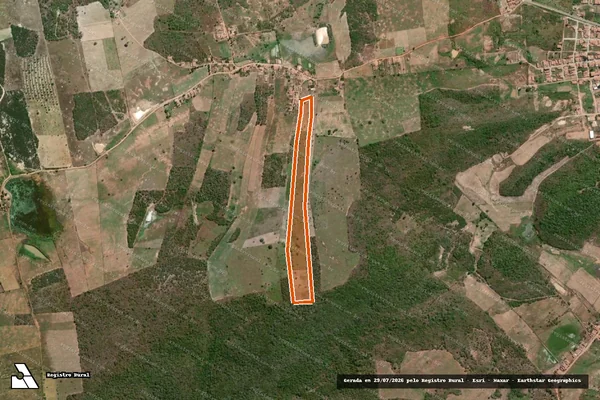 Imagem de satélite de Sitio Santana em IBICUITINGA - CE