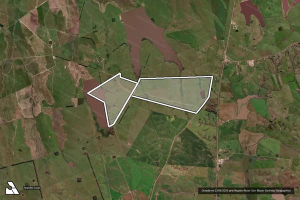 Imagem de satélite de Estancia Cinco Salso em ACEGUÁ - RS