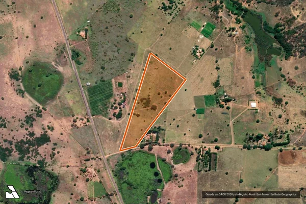 Imagem de satélite de FAZENDA LAGOA DO ARROZ em GUANAMBI - BA