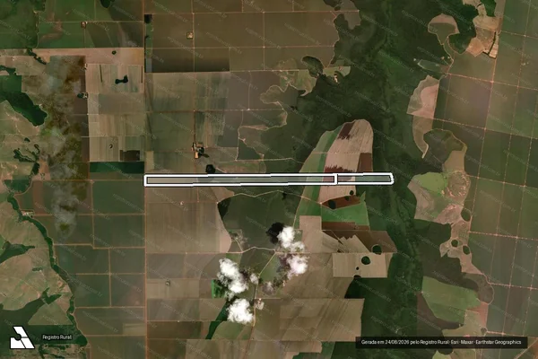 Imagem de satélite de Fazenda Laranjeira E Sertaneja em CAMPOS DE JÚLIO - MT