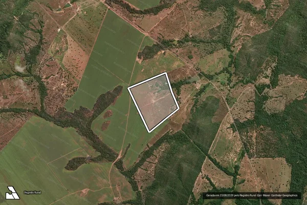 Imagem de satélite de Chácara Bom Jesus em PORANGATU - GO