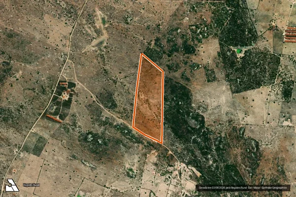 Imagem de satélite de SITIO ACUDE DE PEDRA em POCINHOS - PB