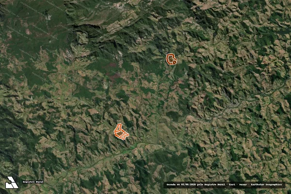 Imagem de satélite de Sitio Du Arrois em RIO PRETO - MG