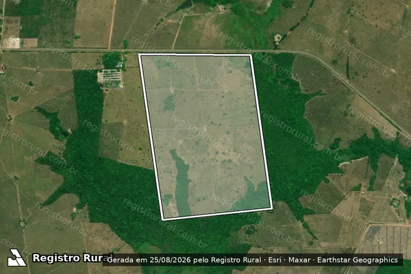 Imagem de satélite de Sítio São Pedro em AURORA DO PARÁ - PA